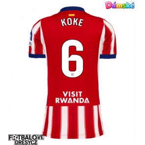 Atletico Madrid Koke #6 Dámské Domácí Dres 2026-27 Krátký Rukáv Atletico Madrid Koke #6 Dámské Domácí Dres 2026-27 Krátký Rukáv